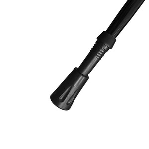 Protections de pointe pour bâtons de trekking, noires, cylindriques, en plastique, antidérapantes, résistantes à l'usure, pour bâtons de randonnée - Product Image 4