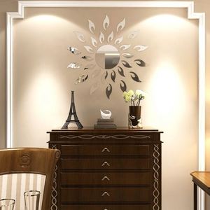 Pegatina de Pared con Espejo Solar, Pegatinas 3D para Fondo de TV, Decoración de Pared DIY, Calcomanías Decorativas, Mural Artístico, Decoración de Espejo para Dormitorio y Baño - Product Image 3