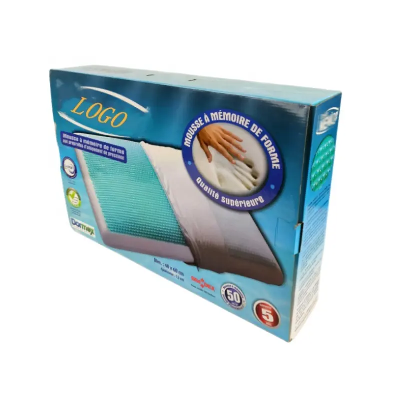 Eco friendly products 2023 packaging boxes custom pillow shipping boxes for pillow covers