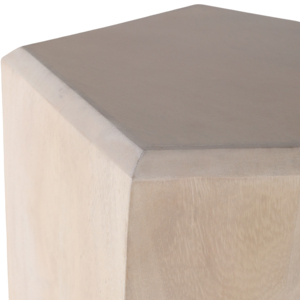 Tavolino con Piedistallo in Legno, Piccolo Supporto Laterale per Soggiorno, Camera da Letto, Arredamento Casa, Superficie per Bevande - Product Image 6