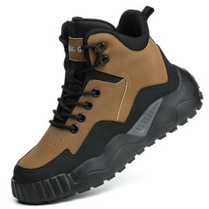 CHITED, botas de trabajo ligeras y transpirables a la moda para hombre, puntera de acero, zapatos de seguridad resistentes al desgaste antigolpes - Product Image 2