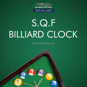 <span class=keywords><strong>Horloge</strong></span> murale de billard ronde S.Q.F, <span class=keywords><strong>horloge</strong></span> de snooker, <span class=keywords><strong>horloge</strong></span> de billard américain, cadre en bois, décoration de salon, personnalisable, directement de l'usine, pour la maison - Product Image 3