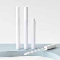 Mode Personnalisé Blanc 9ml Blanc Brillant À Lèvres Tube pour Lip Glaze Liquide Fard À Paupières Correcteur Liquide Rouge À Lèvres Conteneur Cosmétique Paquet