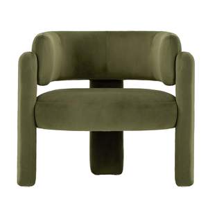 Giữa Thế Kỷ hiện đại nhung Thùng giọng ghế phòng khách ghế bọc phòng ngủ bên ghế bành với <span class=keywords><strong>3</strong></span> chân - Product Image 1