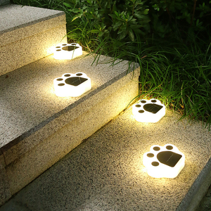 Lampes solaires d'extérieur pour jardin en forme de patte de chat, lampes solaires mignonnes en forme de patte de chat, lampes LED en forme de patte de chat, éclairage paysager - Product Image 1