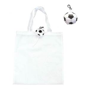 Sac de courses pliable en forme de ballon de football pour les passionnés de sport - Product Image 1