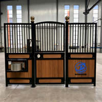 Porte de box pour chevaux Tianyun TY sur mesure, style hollandais, avec cadre en bambou, acier galvanisé à chaud, ventilation sécurisée pour écurie professionnelle