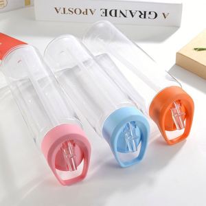 Personalized Dishwasher Safe Plastic <b>Straw</b> Water Bottle Custom Logo <b>Reusable</b> Sports Travel Office Gym Kids - Product Image 4