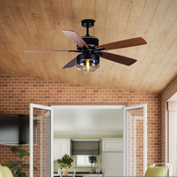 Ventilateur de plafond universel à fonctionnement silencieux avec télécommande, kit d'économie d'énergie, ventilateur de plafond de luxe avec lumière