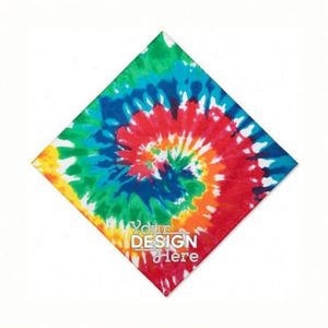 Écharpe en coton personnalisable et bandana carré imprimé avec logo personnalisé pour le sport - Product Image 4