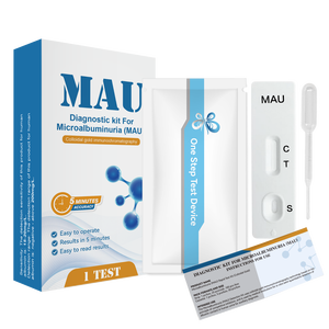 Microalbuminuria (MAU) testi, mikro <span class=keywords><strong>Albumin</strong></span> İdrar çubuğu için uygulama tanımlama teşhis kiti - Product Image 1