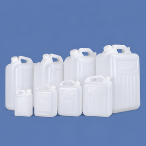 Conteneur à vin en plastique PE de qualité alimentaire avec couvercle à vis, bidon semi-transparent de 1L à 25L <span class=keywords><strong>pour</strong></span> le stockage d'<span class=keywords><strong>eau</strong></span>, de boissons et de sauces - Product Image 3