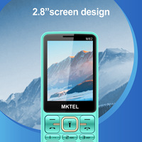 Teléfono MKTEL para Personas Mayores con Pantalla TFT, Doble SIM y Batería de Larga Duración [3C 2025161606139497]