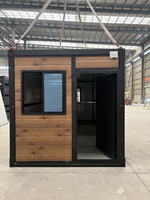 Maison conteneur pliable en acier préfabriquée pour hôtel extérieur, école, ou salon