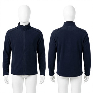 Premium 280 GSM Polar Fleece <b>Puller</b> Jacket Soft Warm Full Zip Custom Embossed Logo Men's Running Autumn Waterproof - Product Image 1