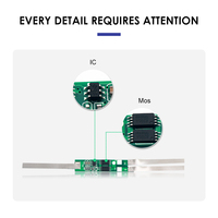 Componentes Electrónicos, BMS PCBA, Placa PCB, BMS LiFePO4 1-2S para Batería de Litio, Protección BMS