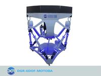 Plateforme de mouvement à six degrés de liberté (6-DOF) avec actionneurs linéaires électriques pour simulateur de course automobile