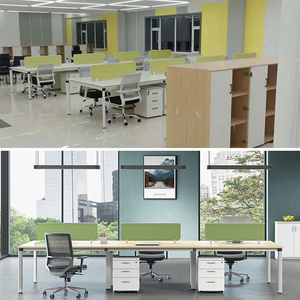 Muebles de Oficina Modernos y Abiertos, Estación de Trabajo Modular para 4-6 Personas, Muebles de Oficina Abiertos para Personal - Product Image 4