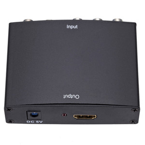 Convertisseur YPbPr Component RGB vers <span class=keywords><strong>HDMI</strong></span> 1080P, <span class=keywords><strong>adaptateur</strong></span> vidéo audio analogique vers numérique pour lecteur DVD Wii <span class=keywords><strong>PS2</strong></span>, sortie <span class=keywords><strong>HDMI</strong></span> - Product Image 3