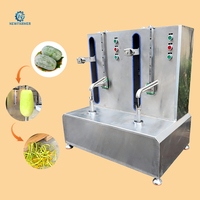Commerciële ananas-schilmachine, roterende schiller, dubbele station, fruit- en groenteschilmachine, roestvrij staal, voor meloenen