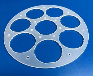 Placa de Cuarzo Mecanizada por CNC Personalizada, Lámina de Sílice Fundida de Alta Pureza Pulida, Piezas de Repuesto para Equipos Semiconductores OEM ODM - Product Image 4