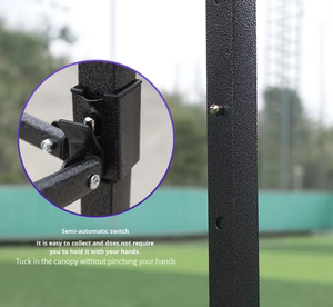 Tenda Pop-Up Simples 3x3m com Estrutura de Ferro Impermeável Personalizável para Eventos, Exposições Comerciais e Publicidade - Product Image 5