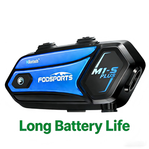 <span class=keywords><strong>Intercomunicador</strong></span> para Casco de Motocicleta <span class=keywords><strong>M1</strong></span>-<span class=keywords><strong>S</strong></span> Plus 10Rider 2000M, de Plástico ABS, para Sistema de Llamadas Inalámbricas con Manos Libres - Product Image 2