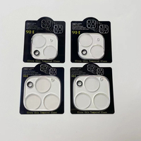 Protecteur d'écran en verre pour lentille de caméra de téléphone portable ultra-mince à couverture complète pour iPhone série 15