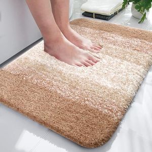 Tapis de bain Huicheng en imitation cachemire, absorbant et antidérapant, pour salle de bain, style moderne minimaliste - Product Image 3