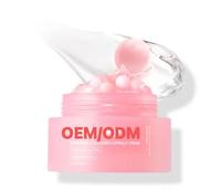 Crème Visage Anti-rides et Réparatrice à l'Acide Glycolique et PDRN en Capsules Roses 55g pour OEM/ODM, Marque Privée, Tous Types de Peau