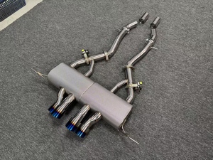 Nouvel échappement Valvetronic Bleu <span class=keywords><strong>Hetu</strong></span> G87 M2 pour 3.0T en acier inoxydable à sortie centrale, améliore les performances, garantie 1 an, remplacement - Product Image 4