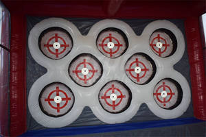 Salle de tir gonflable excitante avec système d'éclairage IPS, jeu interactif, arène sportive combinée à vendre - Product Image 6
