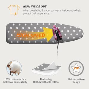 <span class=keywords><strong>Housse</strong></span> de planche <span class=keywords><strong>à</strong></span> <span class=keywords><strong>repasser</strong></span> avec rembourrage extra épais de 7mm, <span class=keywords><strong>housse</strong></span> 100% coton facile <span class=keywords><strong>à</strong></span> installer pour protéger la taille de la planche <span class=keywords><strong>à</strong></span> <span class=keywords><strong>repasser</strong></span> jusqu'<span class=keywords><strong>à</strong></span> - Product Image 6