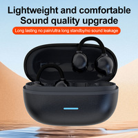 D04 Écouteurs Bluetooth sans fil à conduction aérienne, type clip d'oreille ouvert