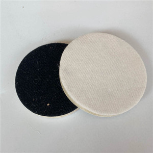 Disque de polissage en laine non abrasif avec support en polaire pour polissage fin - Product Image 1