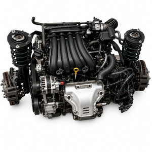 Ensemble de transmission complet d'occasion à quatre cylindres MR18DE OE 2E000 avec moyeu de roue à suspension intégrée, pièce de rechange pour réparation automobile Nissan - Product Image 4