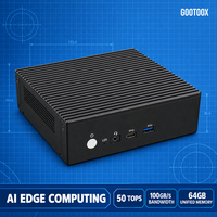 PC Komputasi AI Edge, Host Komputasi AI Tertanam 50 TOPS untuk Gateway IoT Industri