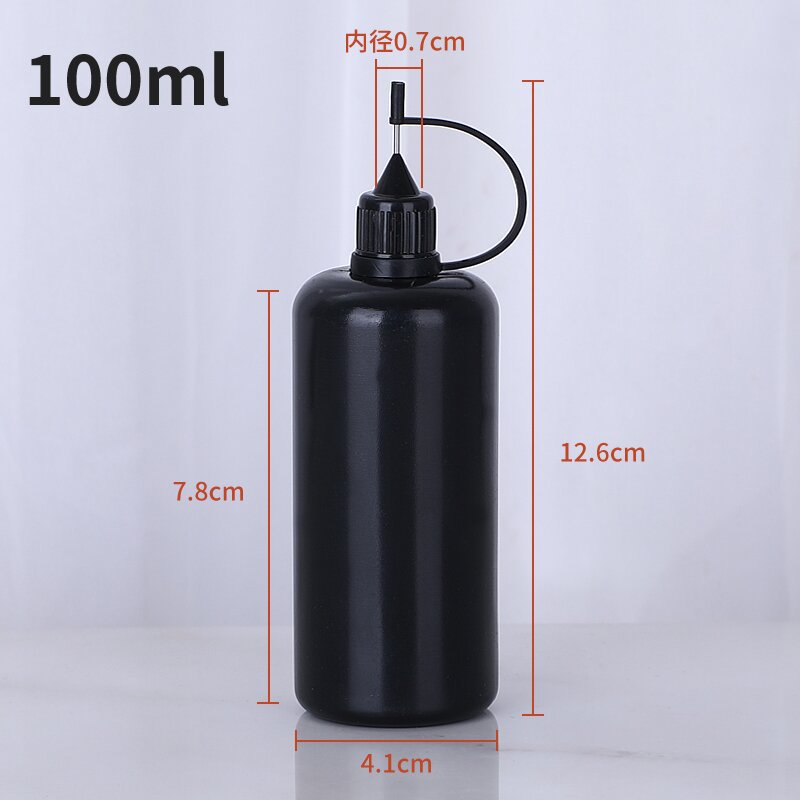 Flacon sténopé noir résistant à la lumière-100ml