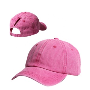 Phụ Nữ Của Cổ Điển Đau Khổ Rửa Sạch Cha Hat Có Thể Điề<span class=keywords><strong>u</strong></span> Chỉnh Bun Cao Golf Thể Thao <span class=keywords><strong>Cap</strong></span> Bán Buôn Bông Ponyback Đ<span class=keywords><strong>u</strong></span>ôi Ngựa Mũ Bóng Chày - Product Image 2