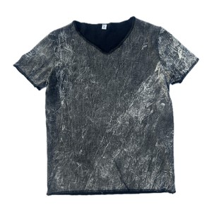เสื้อเชิ้ตคอวีแขนสั้นสำหรับเด็กผู้ชาย อายุ 2-8 ปี ลายพิมพ์แบบฟอกสี ผ้าฝ้าย 100% รับผลิตแบบ OEM สำหรับฤดูร้อน น้ำหนัก 160 กรัม - Product Image 1