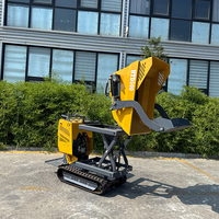 Chinesische Benzin-Raupendumper-Fabrik: Mini-Dumper-LKW mit Selbstladung, Hydraulischer Mini-Garten-Dumper mit Benzinmotor