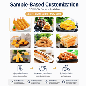 Fournisseur de l'usine Crevettes panées prêtes à frire Crevettes tempura <span class=keywords><strong>surgelées</strong></span> Crevettes papillon panées - Product Image 4