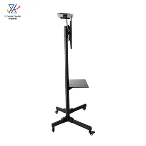 Hot Selling High Quality Carts TV Bracket Suitable For 32 65 Inches Removable LCD Tv Stand With Cold Rolled Steel Plate Monitor