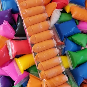 Kit de pâte à modeler et de slime super légère à séchage à l'air, 12 couleurs, pour les enfants de 5 ans et plus, bricolage, jeu éducatif, cadeau - Product Image 4