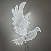 Lustres LED Glow Pigeon alimentés en courant alternatif IP20 décoration de la zone d'accueil de mariage accessoires de scène et éclairage de lieu vente en gros directe