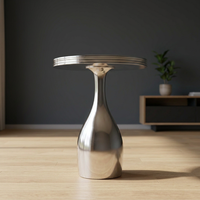 Runder Aluminiumtisch