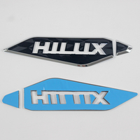Autocollant de protection chromé noir pour emblème latéral de carrosserie pour Toyota Hilux Vigo 2024 Accessoires