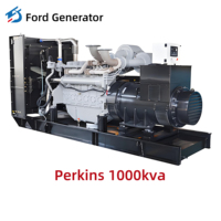 Maßgefertigter 1000kVA 800kW Offener Dieselgenerator Dreiphasig Fernstart Automatischer Start Notstromaggregat