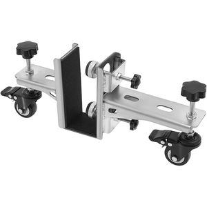 Outil d'installation de porte JH-Mech Transport de panneaux lourds avec 4 supports de plaque de pression Chariot d'installation de porte en acier inoxydable - Product Image 2