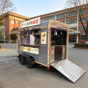 BBQ VIN Registered Mobile Food Truck Fully Equipped Stainless Steel Event Catering <b>Concession</b> <b>Trailer</b> With Full Kitchen - Product Image 5